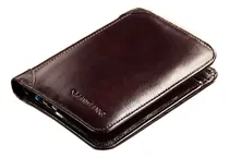 Comprar Manbang-cartera De Estilo Clásico Billetera De Cuero Genuino