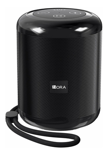 Alto-falante 1Hora BOC062 portátil com bluetooth e wifi preto 