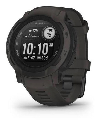 Reloj Gps Garmin Instinct 2 Color - Tamaño - Peso Del Producto Grafito - 45 Mm - 0.053 Color Del Bisel Grafito Color De La Caja Grafito