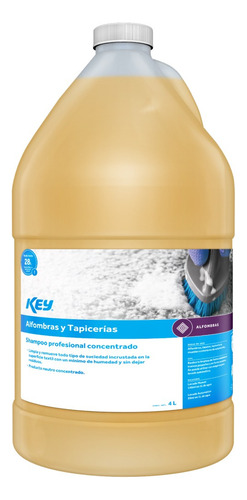 Detergente Limpia Tapicería Alfombras Y Key 4lt