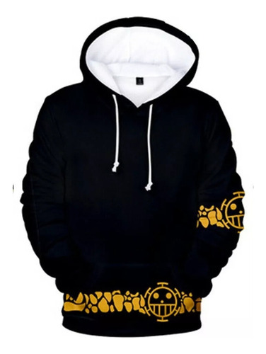 Sudadera Trafalgar Law De One Piece Con Capucha Para Adultos