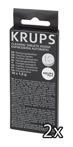Krups Xs3000 Tabletas De Limpieza Para Máquinas Krups