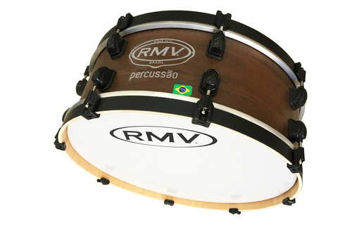 Imagem 4 de 11 de Kit Zabumba Rmv + Capa Luxo + Correia + Baqueta Maçaneta