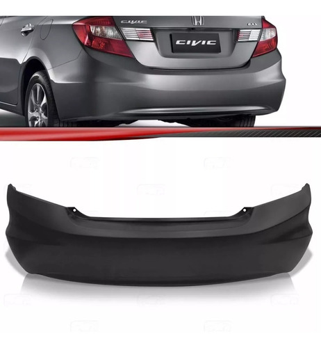 Paragolpe Trasero P/ Honda Civic 2012 2013 2014 2015 2016