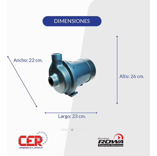 Bomba Circuladora Rowa 10/2 23 A 40 Radiadores Calefaccion