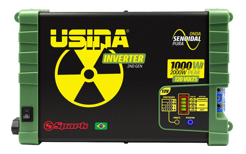Inversor Usina Onda Senoidal Pura 1000w 12v 120v 2000w Pico