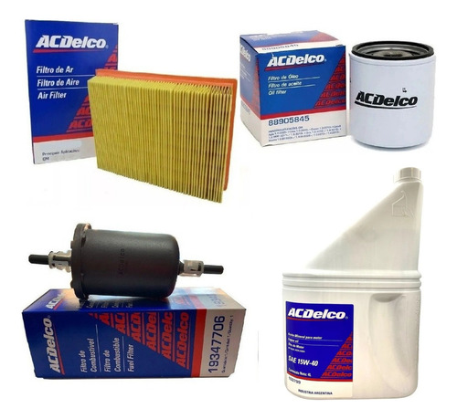 Kit De Filtros + Acdelco  Chevrolet Classic 1.4