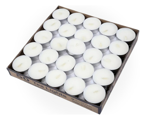 Velas Blancas  P/veladores Y Hornitos X 50 Unidades