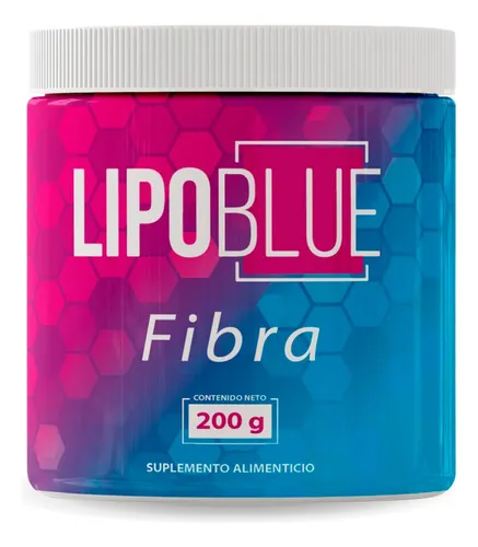 comprar Pérdida de Peso Sin Actividad Física | Fibra Lipo Blue 200g | Dosis Diaria 14g | Sabor Neutro | 14 Días de Suplementación