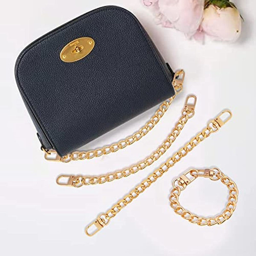 - 6 Piezas Cadena De Oro Para Bolsos Extensor Correa Del