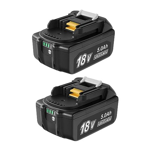 2pack 5.0ah Batería   Makita 18v, Compatible Baterías...