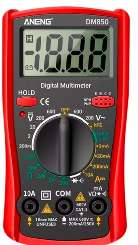 Imagen 2 de 2 de Tester Multímetro Digital Dm850