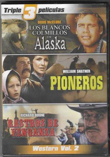 Pioneros Rastros De Venganza 3 Peliculas En 1 Dvd Nuevo