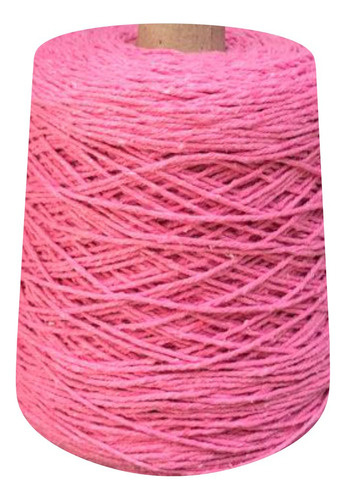 Barbante Colorido Número 4 Fios Crochê 600gr Prial Tricô Cor Rosa