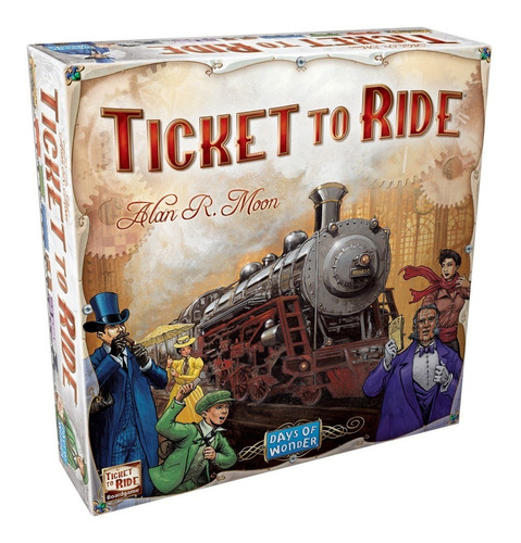 Juego De Mesa Ticket To Ride (aventureros Al Tren)