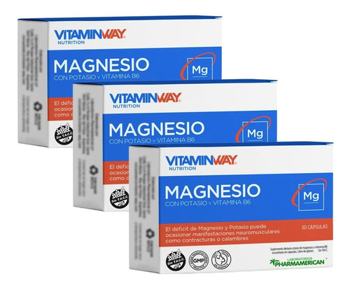 Magnesio + Potasio Vitamin Way - X3 Unidades