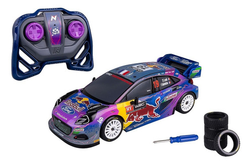 Carro Control Remoto Rally Red Bull Nikko 28cm Carga Rapida