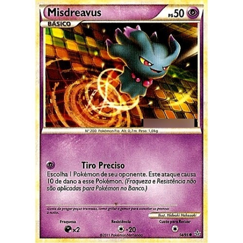 Misdreavus - Psíquico Comum - 54/95 - Pokemon Card Game