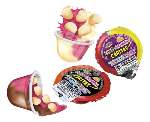 Choco Crunch Caritas Mix 40pzs Las Delicias