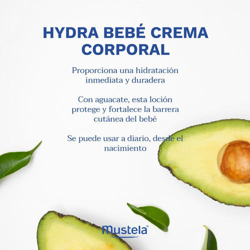 Mustela Hydra Bebé Crema Corporal 300 Ml Botella