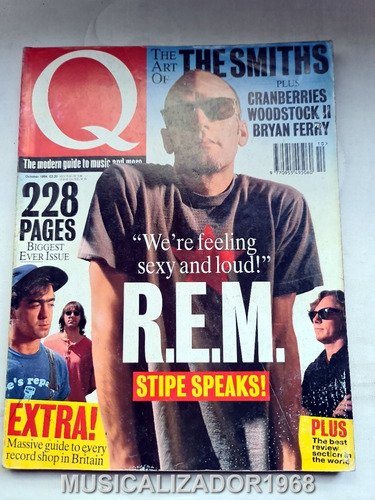 Revista Q Uk N° 97 Oct 1994 R.e.m Stone Smiths Cramberries