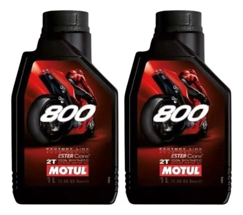 Aceite Motor Gasolina 2t Motul 800 Racing Factory Line 2l