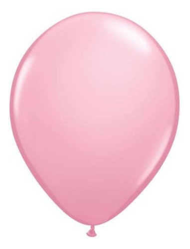 Balão Aniversário Qualatex Sensacional 12 Polegadas 15und Cor Rosa Bebê