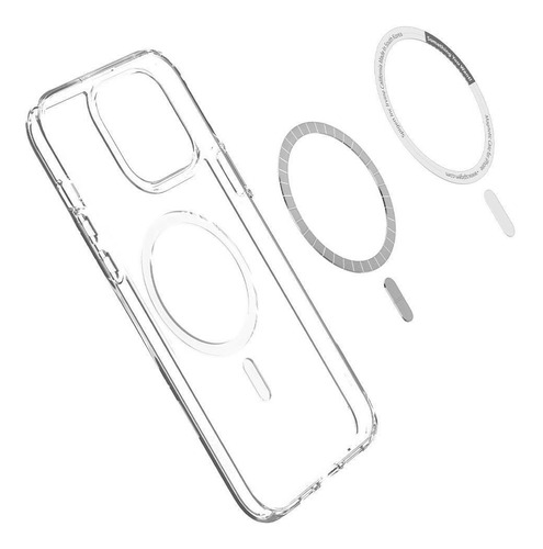 Imagem 6 de 8 de Capa Spigen Ultra Hybrid Magsafe White P/ iPhone 13 Pro Max