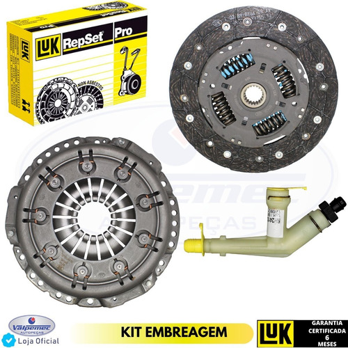 Kit Embreagem Com Atuador Doblo 1.8 08/06 Luk