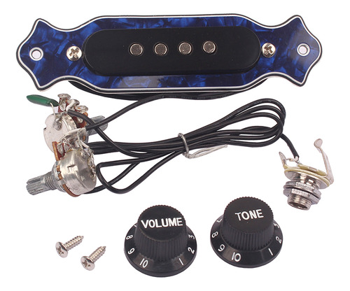 Control De Volumen Para Guitarra De 4 Cuerdas Con Botón De V
