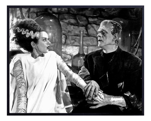 Bride Of Frankenstein Decor - Frankenstein Poster 8x10- Hom.