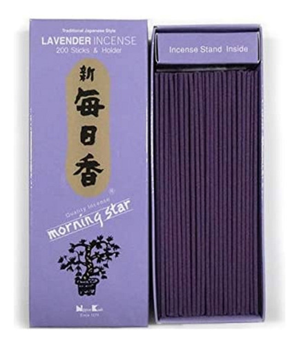 Cenicero Morning Star Lavender 200 Sticks