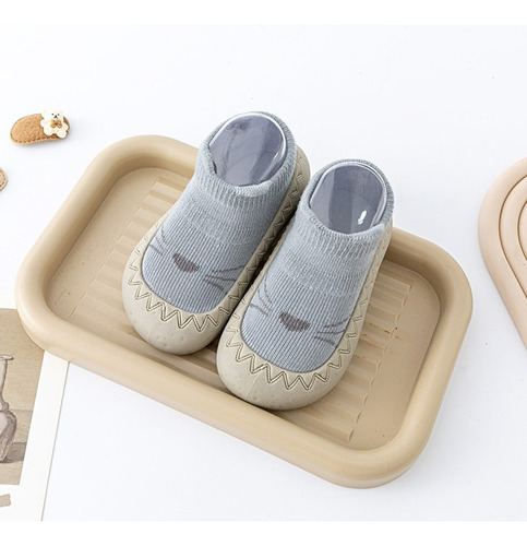 Zapatos Para Bebé  Primeros Pasos Medias Con Suela 