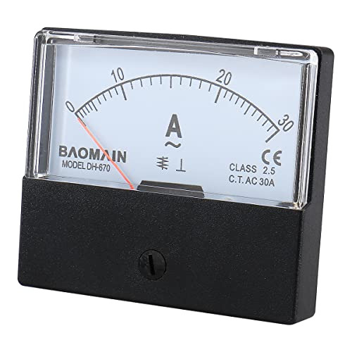 Amperímetro Dh670 Ac 030a Medidor De Panel De Aguja Re...