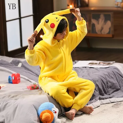 Pijama Infantil Fantasia Pokémon Pikachu