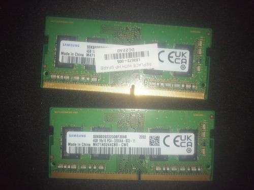 Memoria Ram 2x4 Drr4 A 3200 Mhz Laptop | Samsung