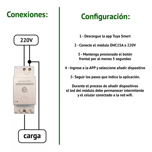 Medidor Wifi Consumo Eléctrico Timer Riel Din – ELECTROIMPORTA