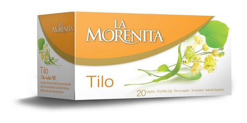 Morenita Te Hierbas Tilo X 20 Saquitos