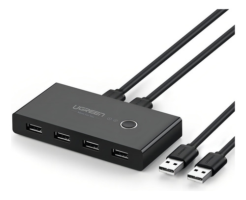 Ugreen Hub Kvm Switch Usb 2.0 2 Pcs Usando 1 Teclado/mouse 30767