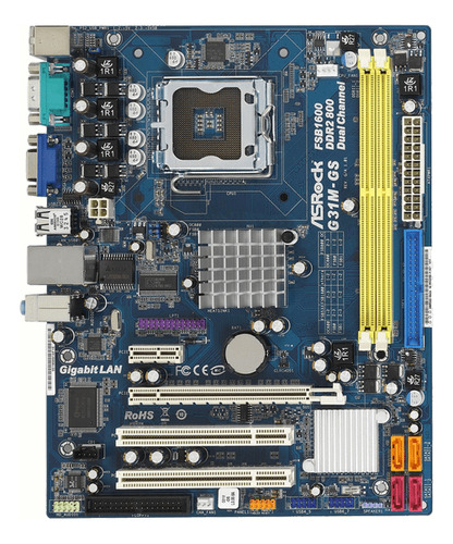 Combo Board Asrock G31 + Intel Core2quad + 4gb Ram
