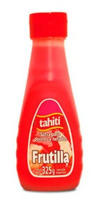 Pack X 6 Unid Salsa  Frutilla 325 Gr Tahiti Salsas Para Pos