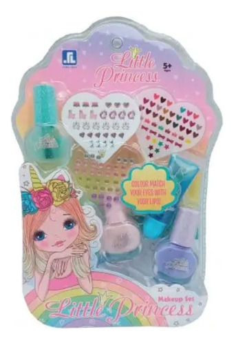 Set De Esmaltes Y Brillo Labial Para Niñas