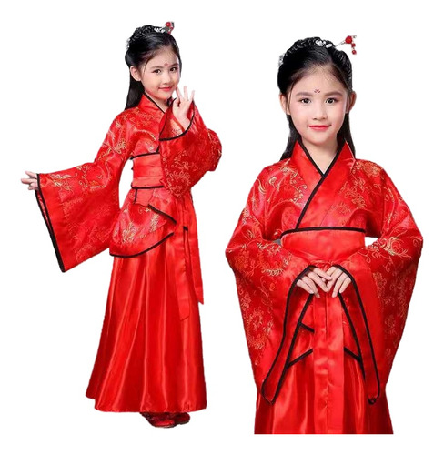 Vestido De Año Cheongsam Chino Moderno De 2 Piezas Para Niño