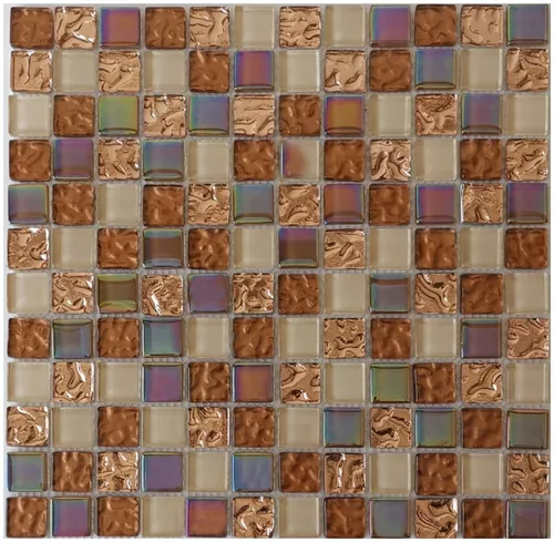 3 X Malla Mosaico Decorativa Cenefa Beige