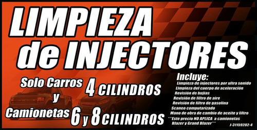Imagen 2 de 5 de Limpieza De Inyectores Por Ultra Sonido