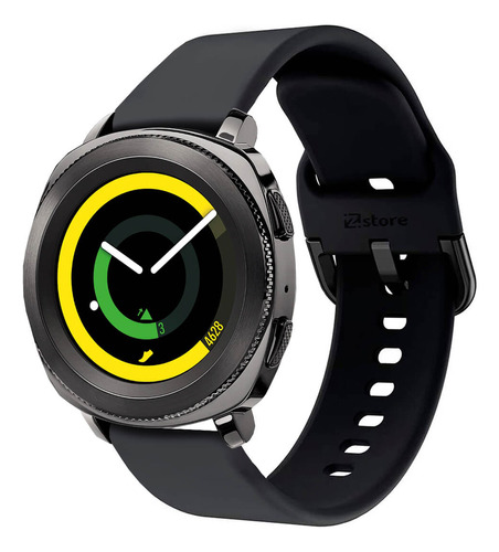 Correa Compatible Samsung Gear Sport Negro Hebilla 20m