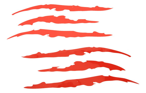 2 Peças De Adesivo De Carro Claw Marks Monster Scratch Adesi