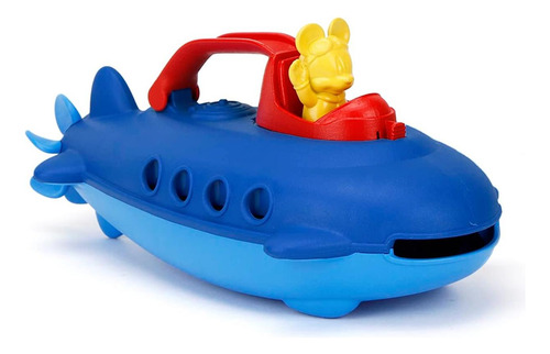 Submarino De Mickey Mouse De Green Toys - Parte Superior Azu