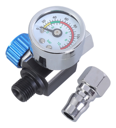(r)spray Gun-air Pressure Regulator With Pressure Gauge Prac