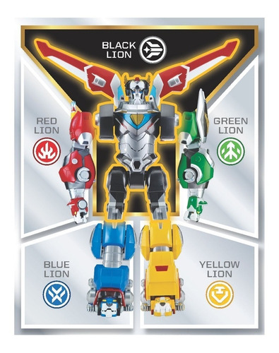 Voltron Legendary Defender Action Figure Black Lion
